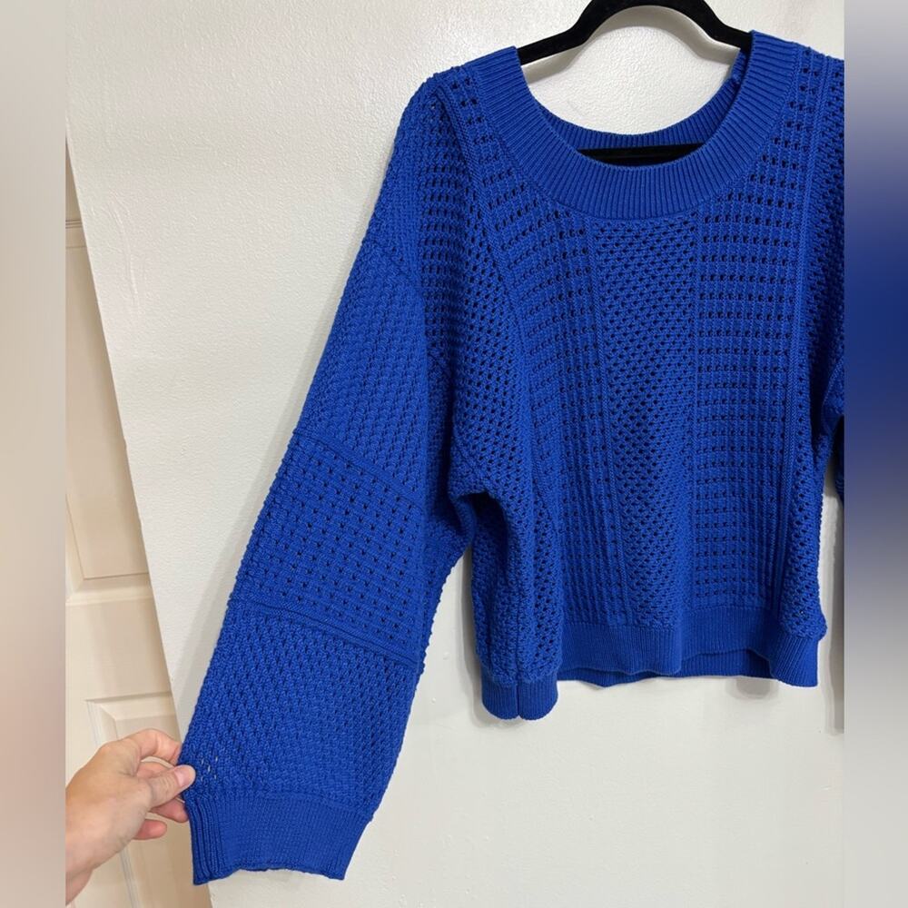 Anthropologie Moth Reese Kimono Open Knit Wide Sleeve Sweater - Size S - Picture 4 of 7